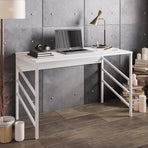 Tuna 47" Wide Metal Manufactured Wood Computer Desk