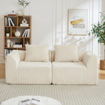Minimalist Sofa Featuring Curved Lines