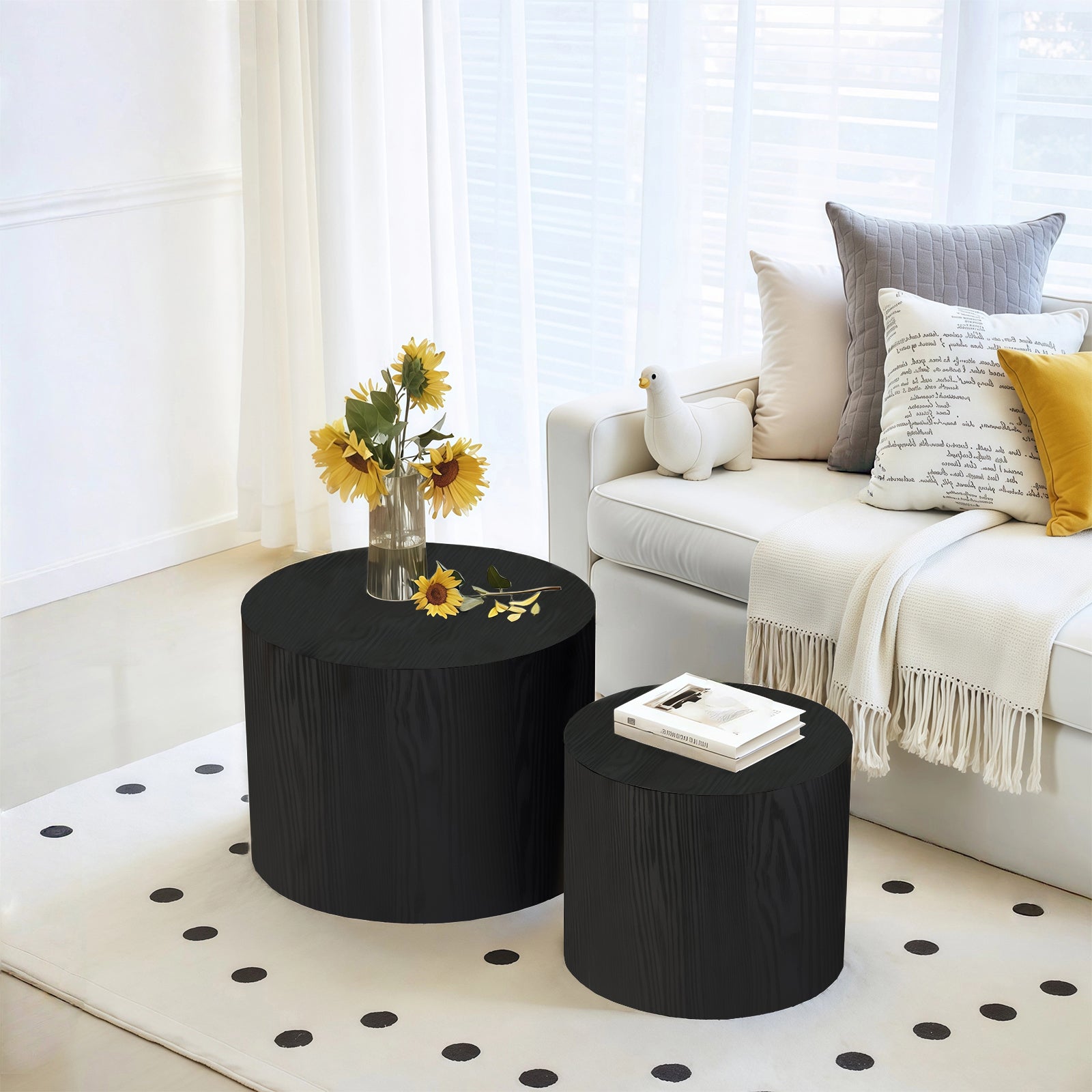Nesting Coffee Table Set of 2
