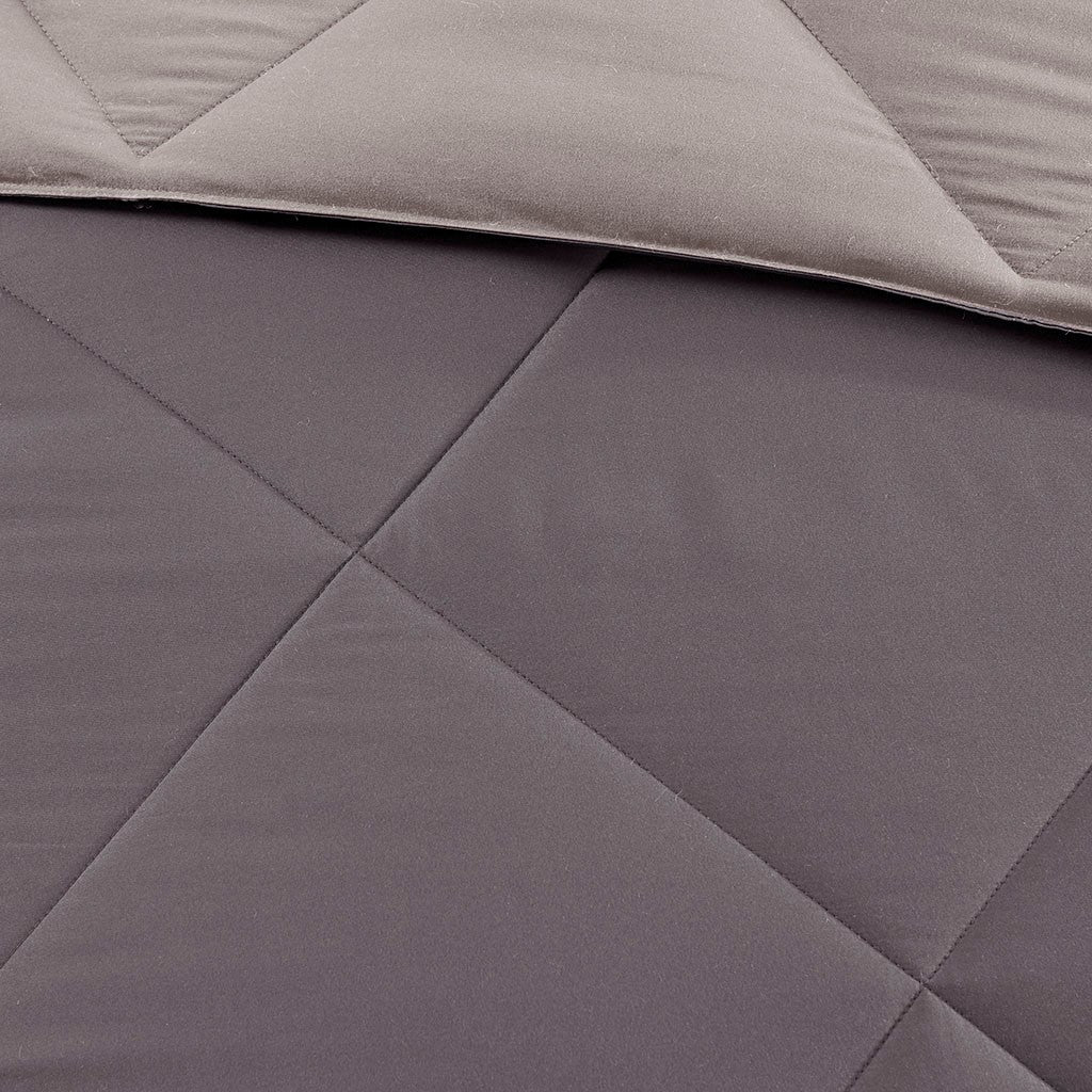 Twin/Twin XL Diamond Quilting Reversible Comforter Set