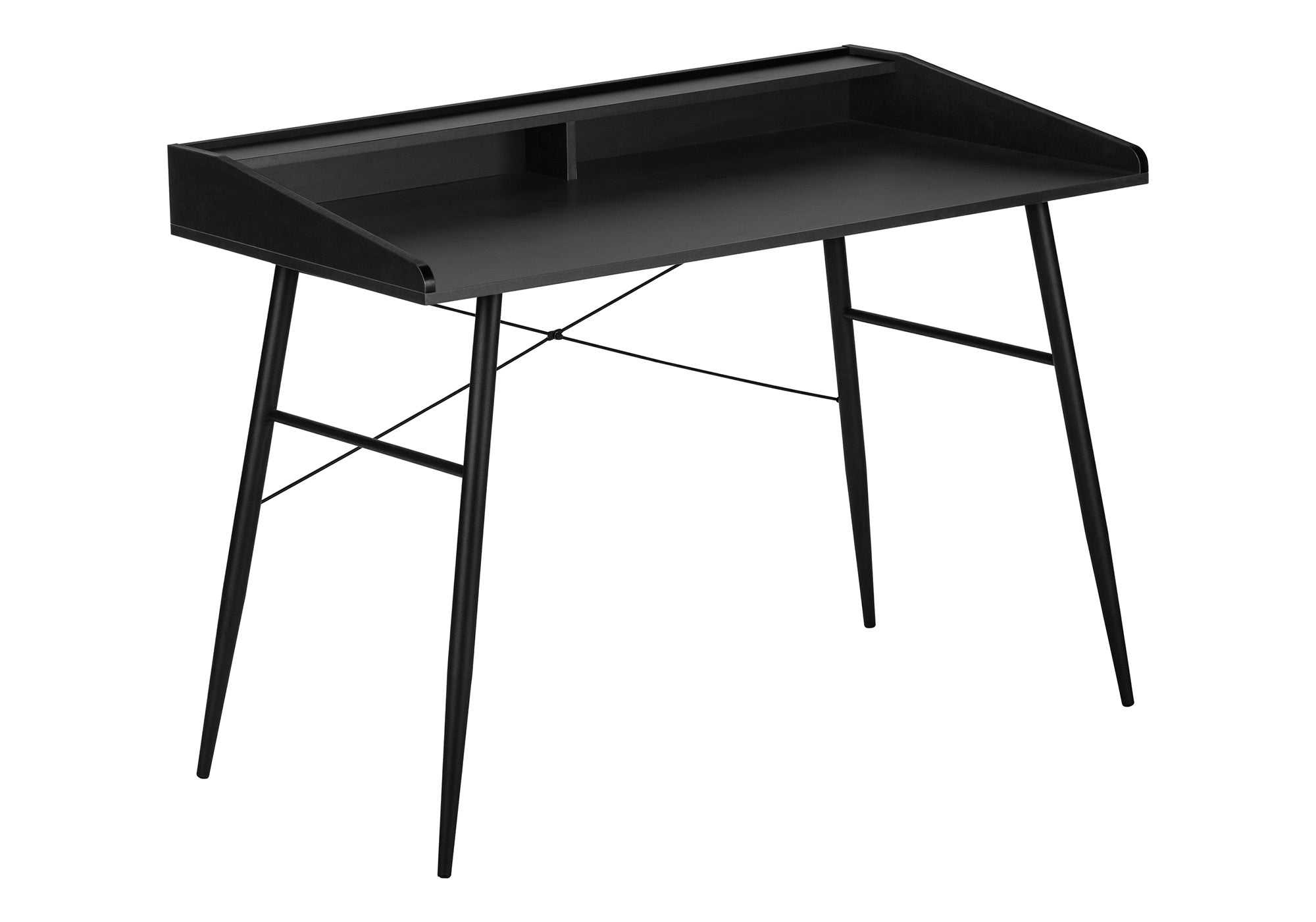 Computer Desk with Storage Shelves