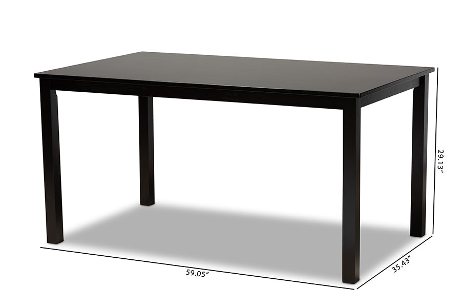 Baxton Studio Wood Dining Table