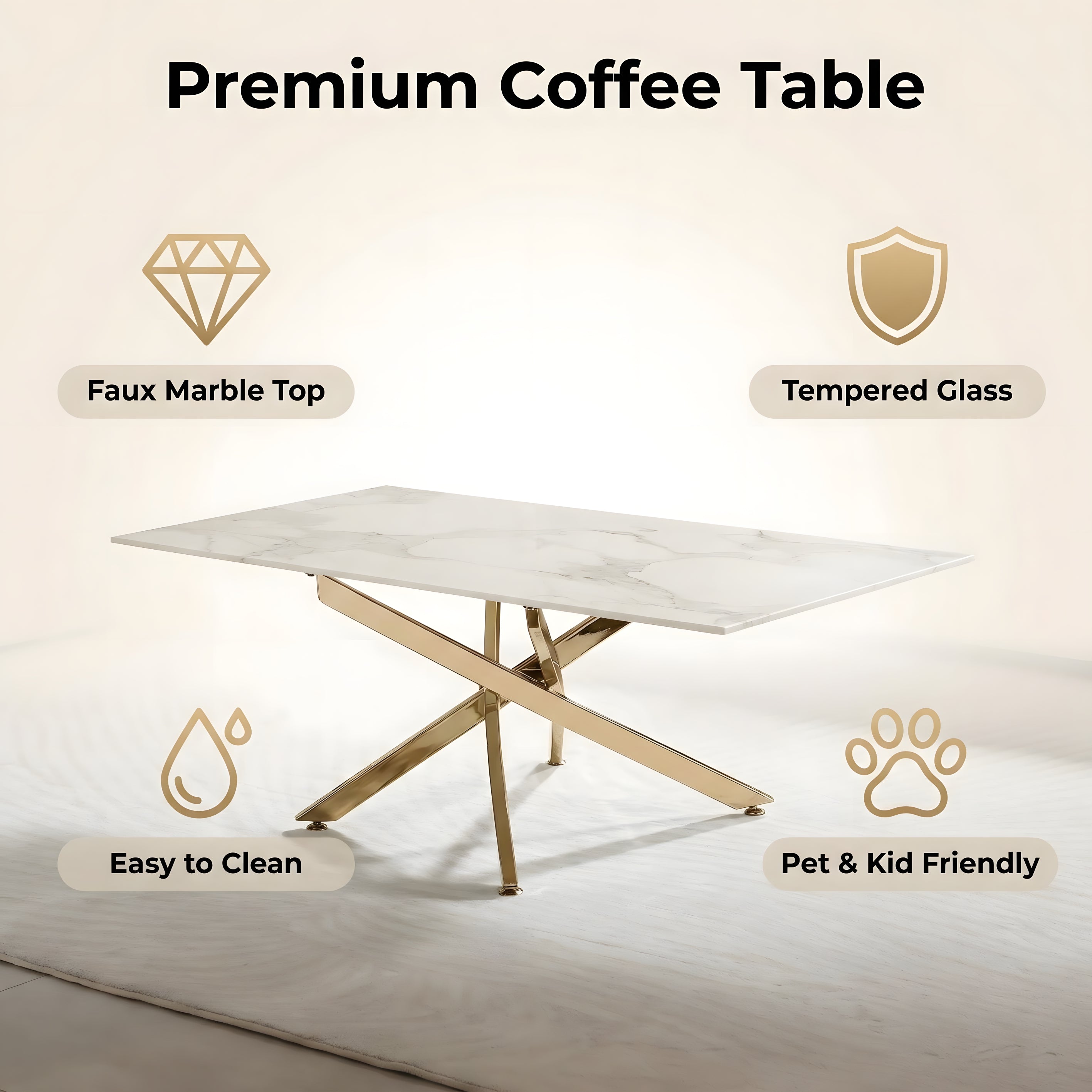 Faux Marble Table