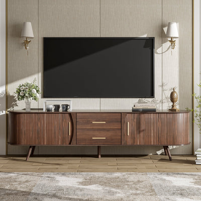 Mid-Century Modern TV Stand for 80