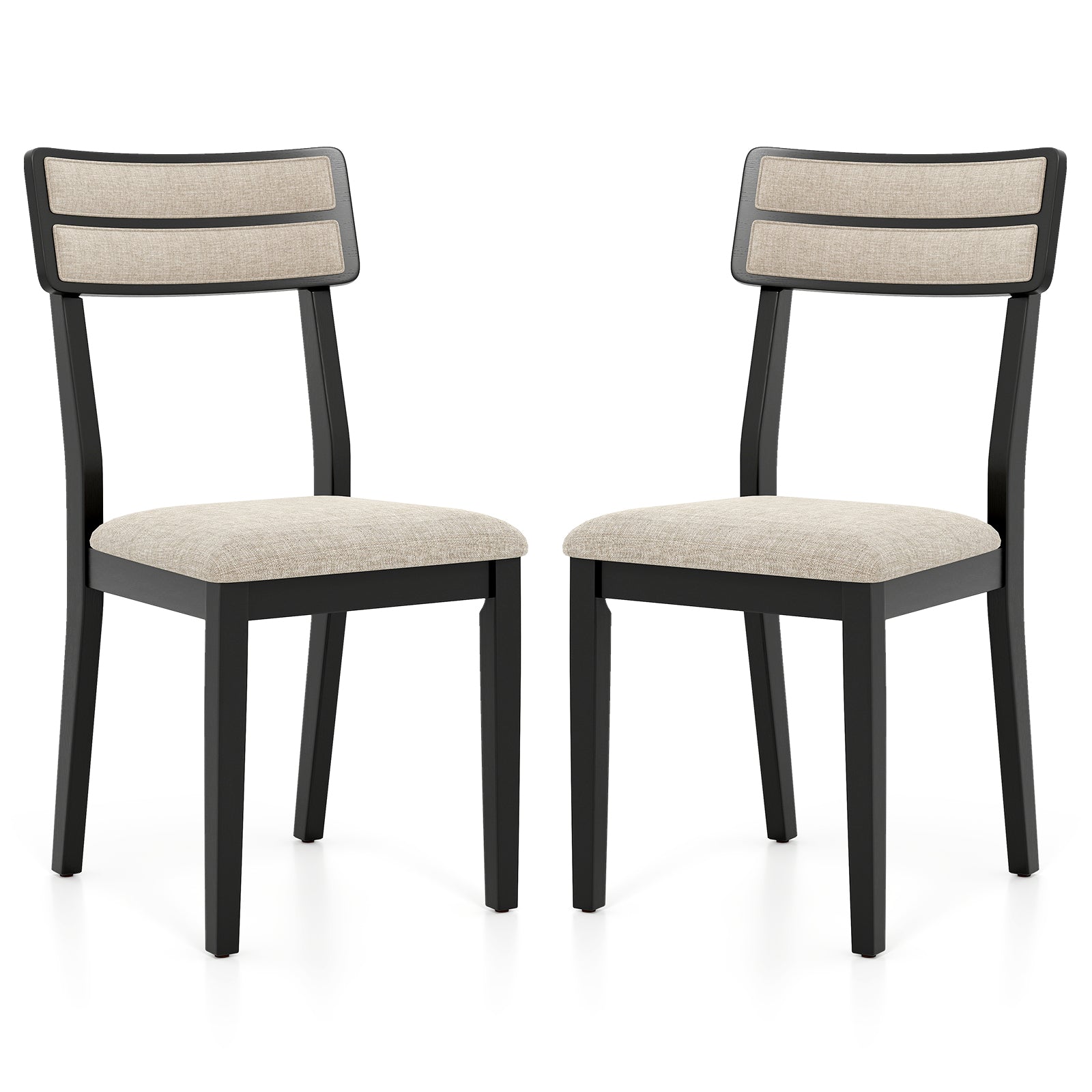 Modern Dining Chairs Set of 2 with Tilt Backrest
