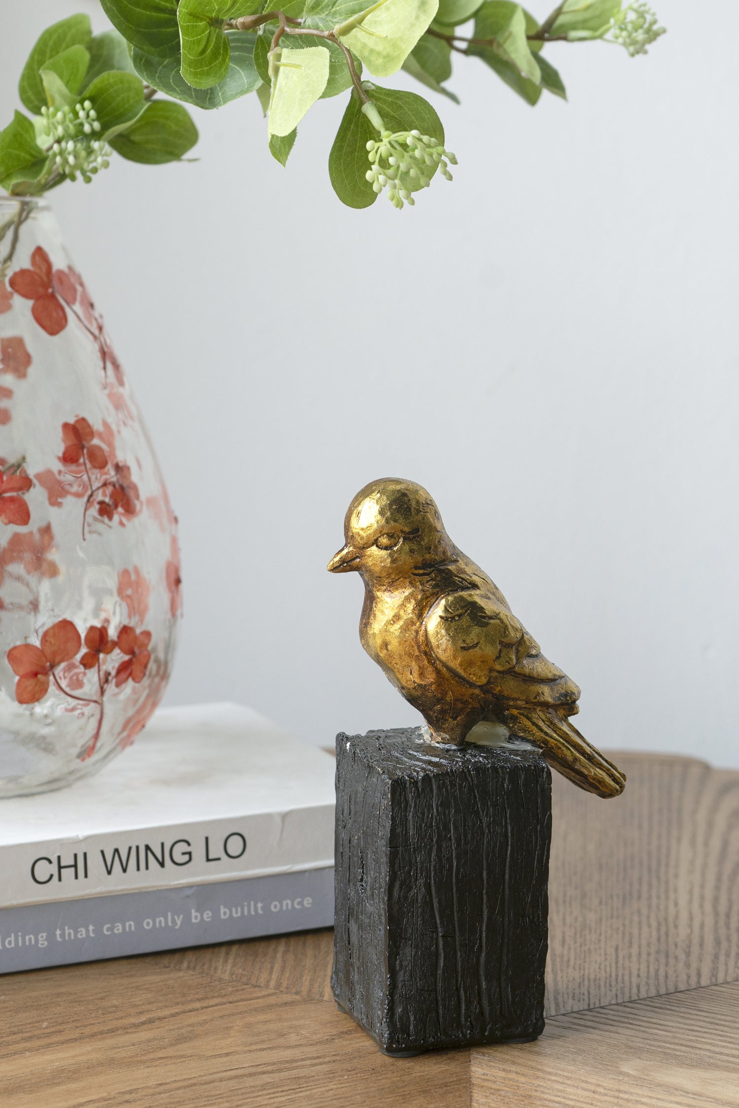 Sparrow Sculpture on Branch