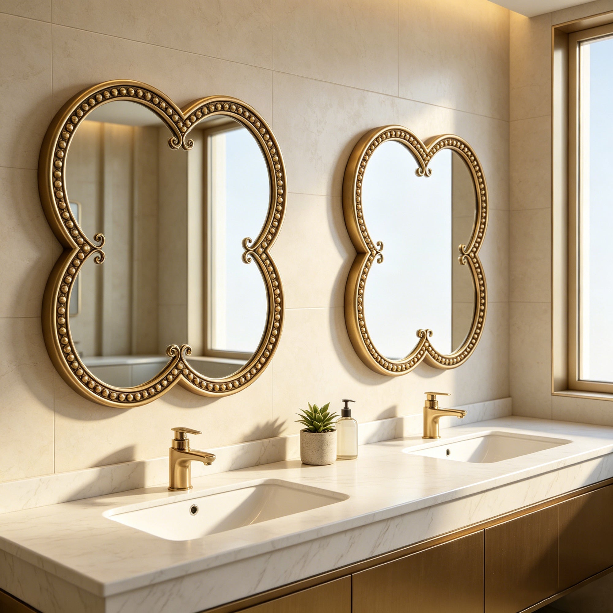 Quatrefoil Mirror - 31.5