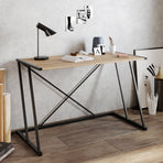 Anemon 47'' Wide Computer Desk with Crossbar Metal Frame