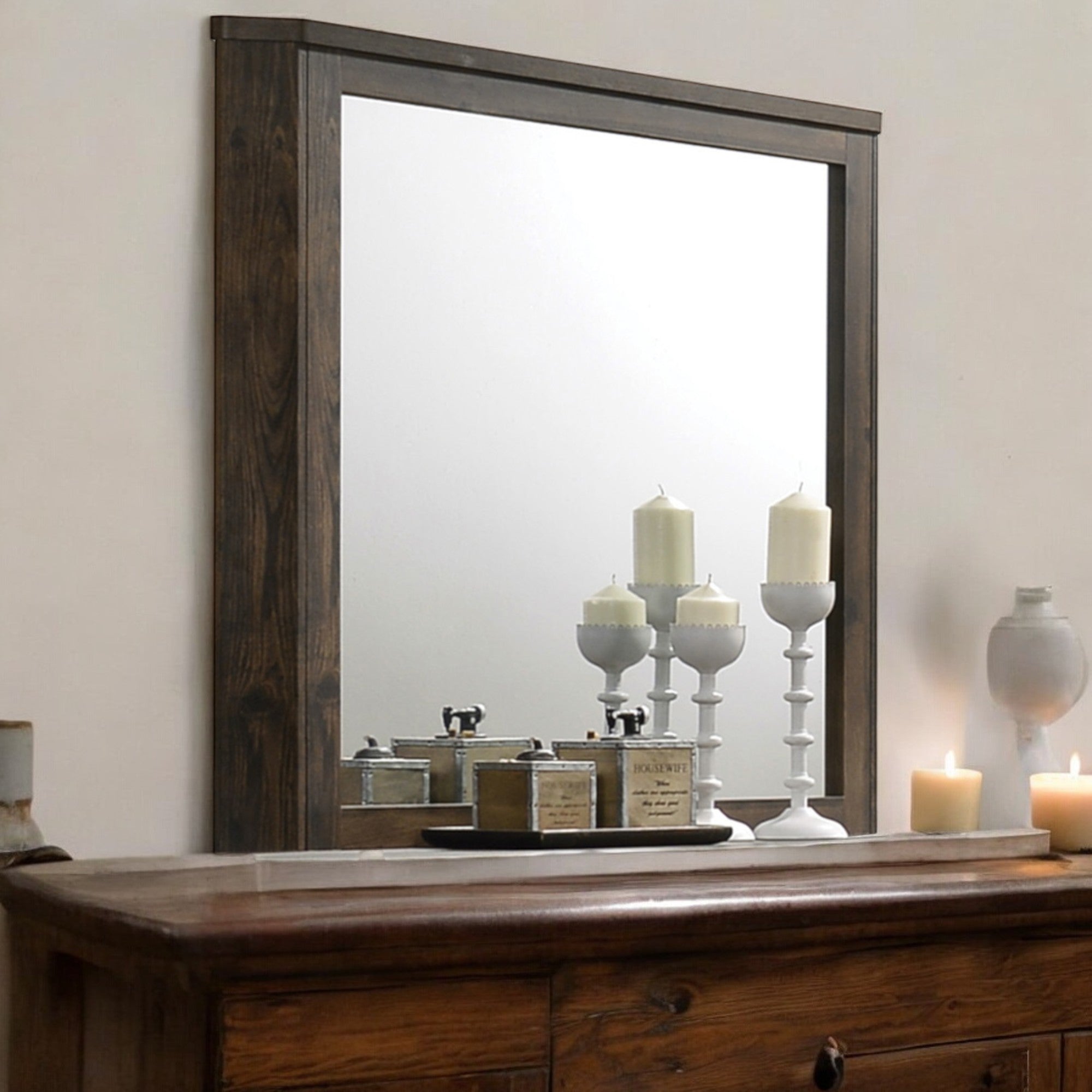 Elettra Rustic Vanity & Dresser Mirror