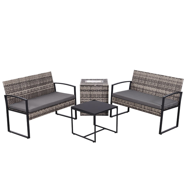 4 Pieces Outdoor Patio Furniture Sets
