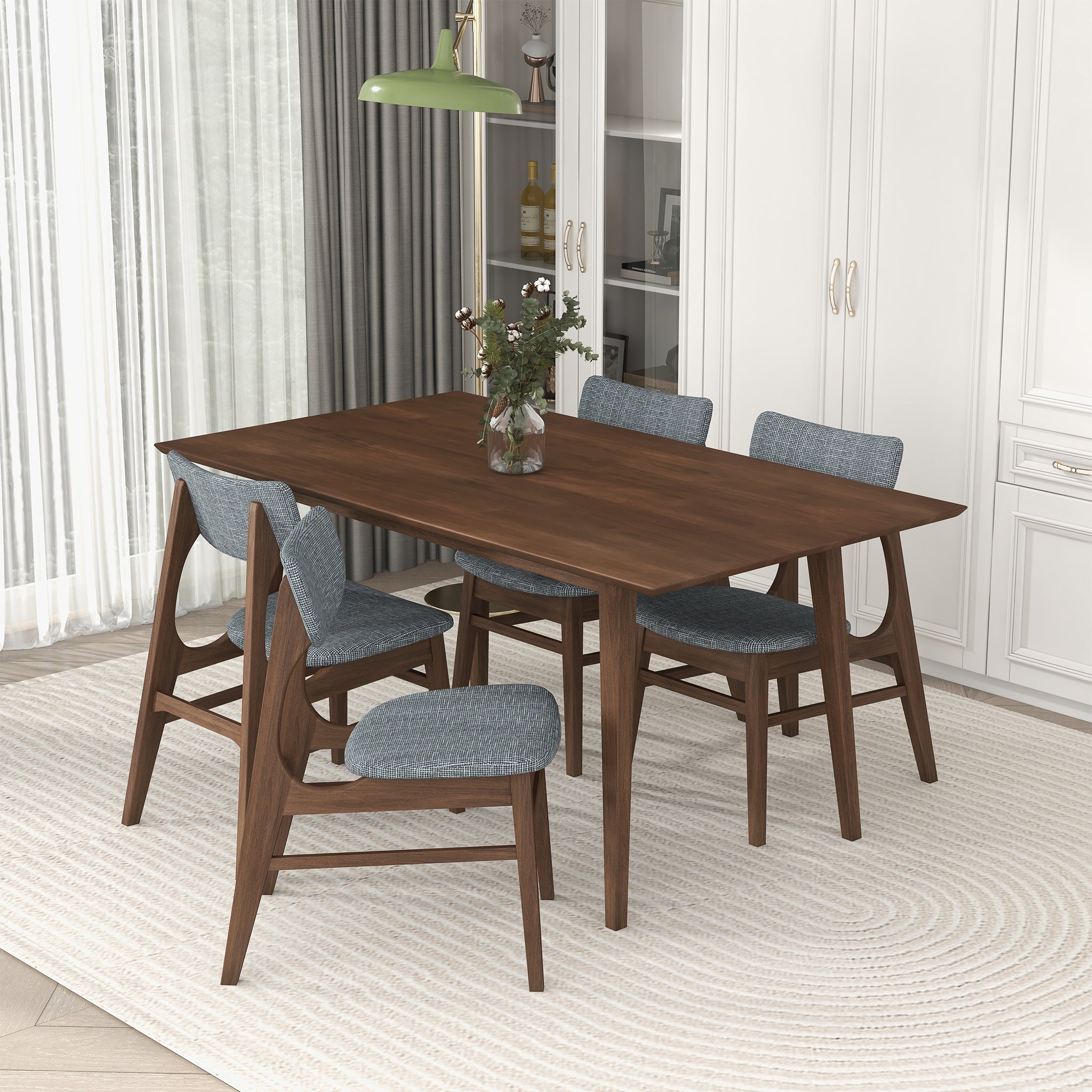 Levi Solid Wood Dining Table 86