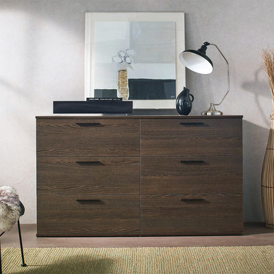 Morgan Farmhouse Six-Drawer Jumbo Dresser