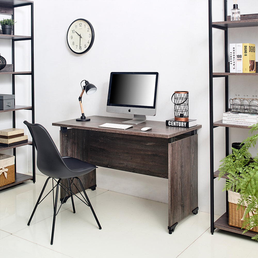 Urban Farmhouse Composite Wood Writing Desk in Rustic