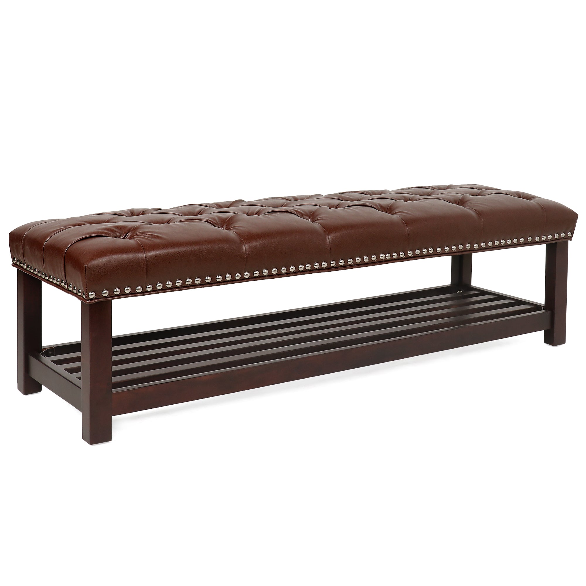 Tufted Upholstered End of Bed Bench