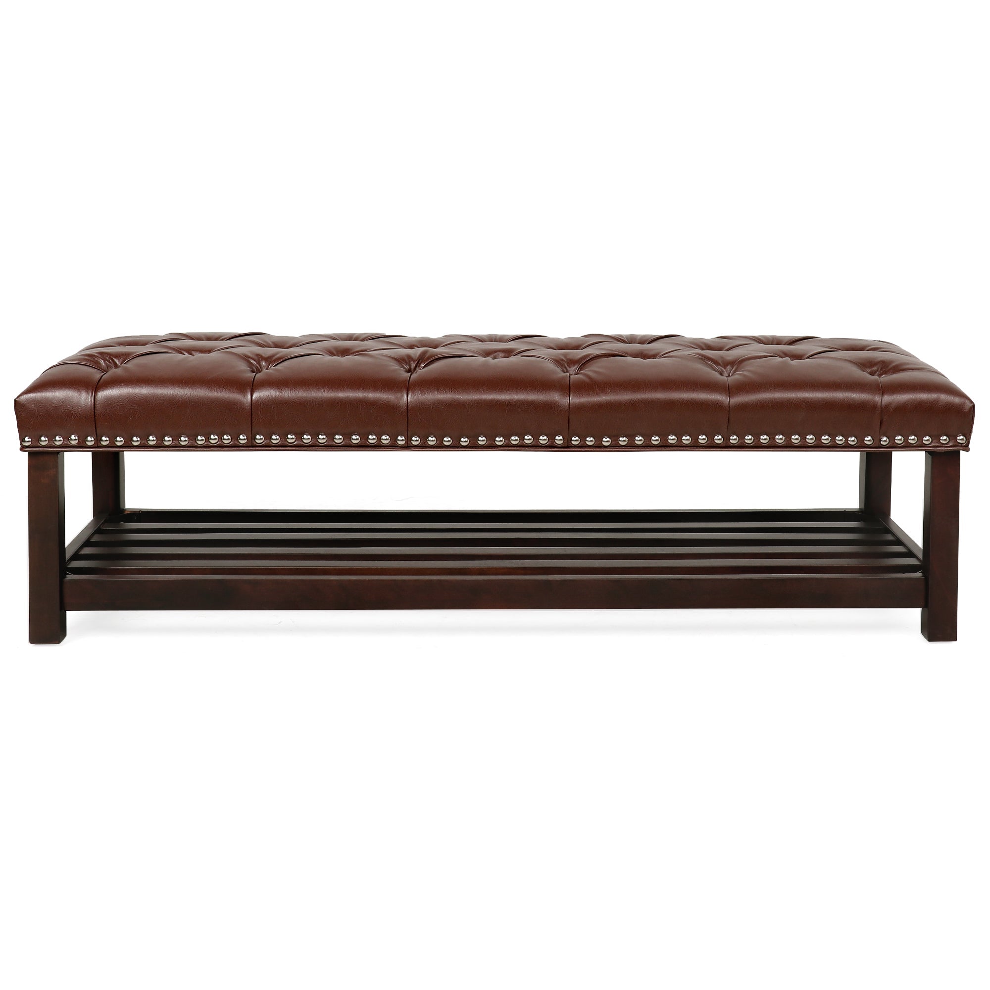 Tufted Upholstered End of Bed Bench