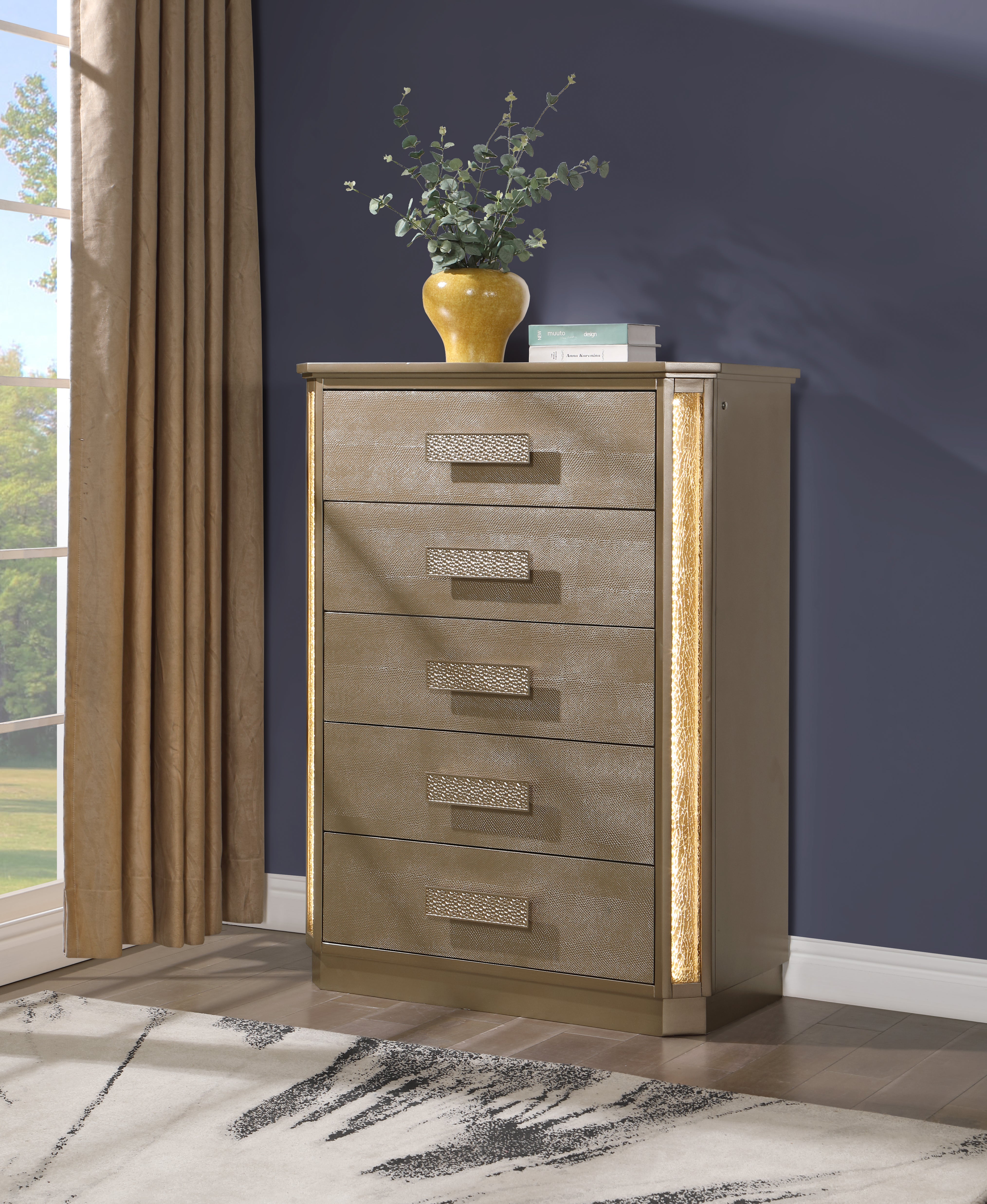 Medusa Chest Made with Wood