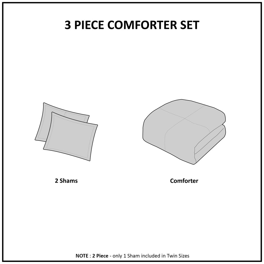 Twin/Twin XL Ombre Comforter Mini Set