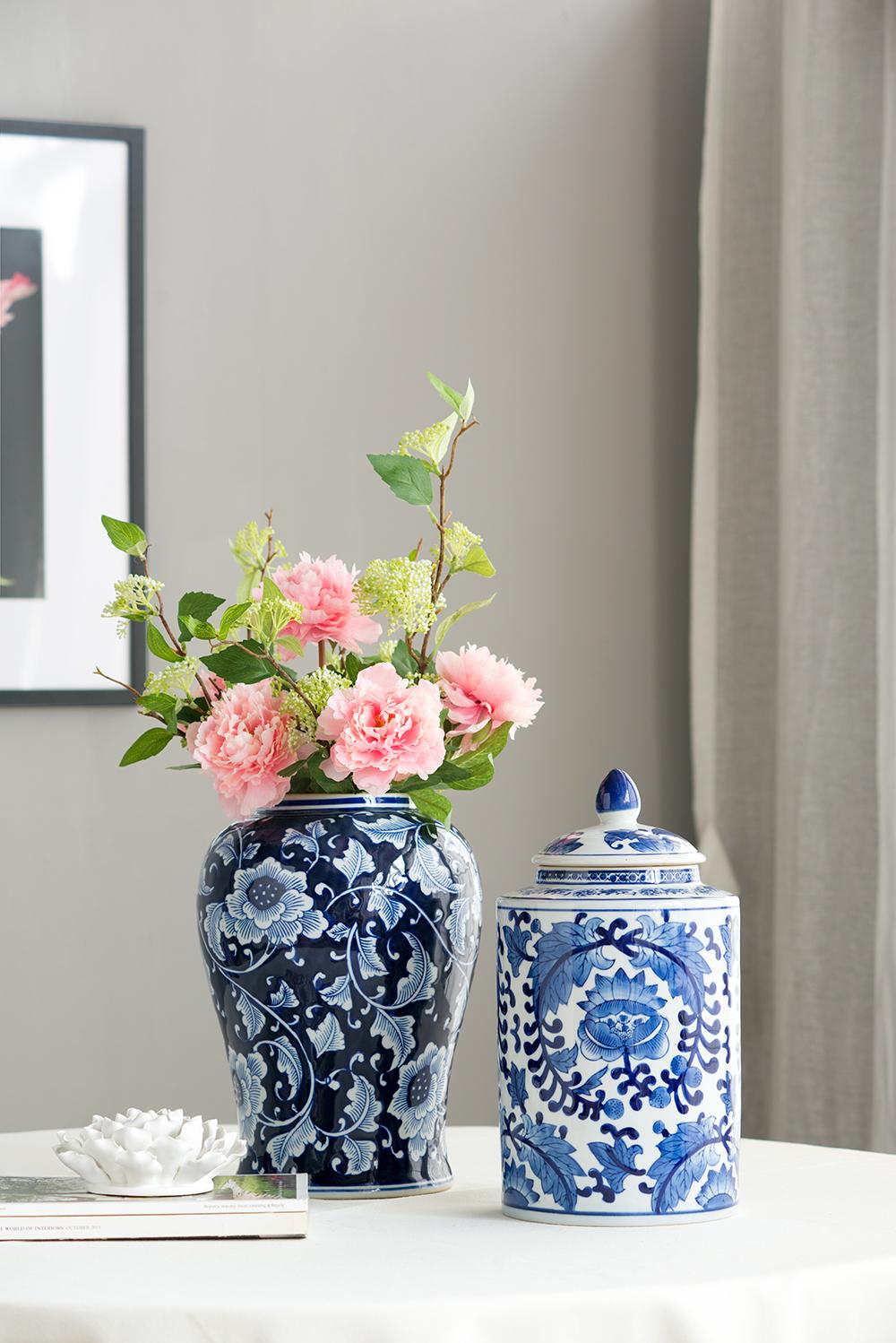 Genuine Porcelain Decorative Ginger Jar
