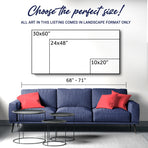 Modern Minimalist Night Lake Wall Art