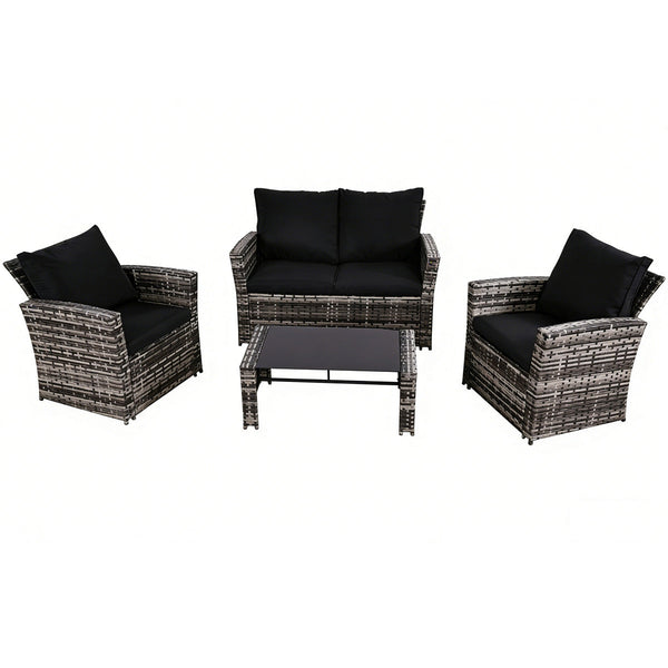 4 Piece Outdoor Patio Furniture Set