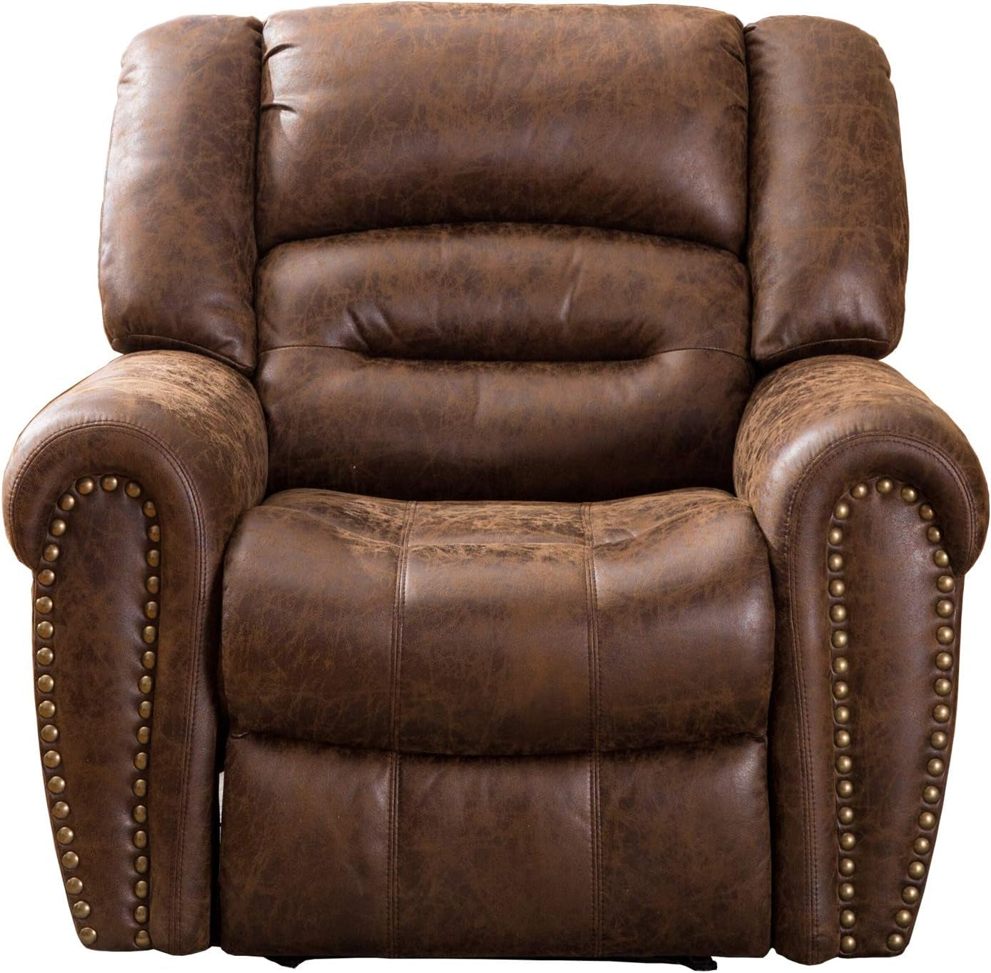 Nut Brown Electric Recliner Chair