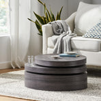 Modernesque Rotating Coffee Table - Matte Finish