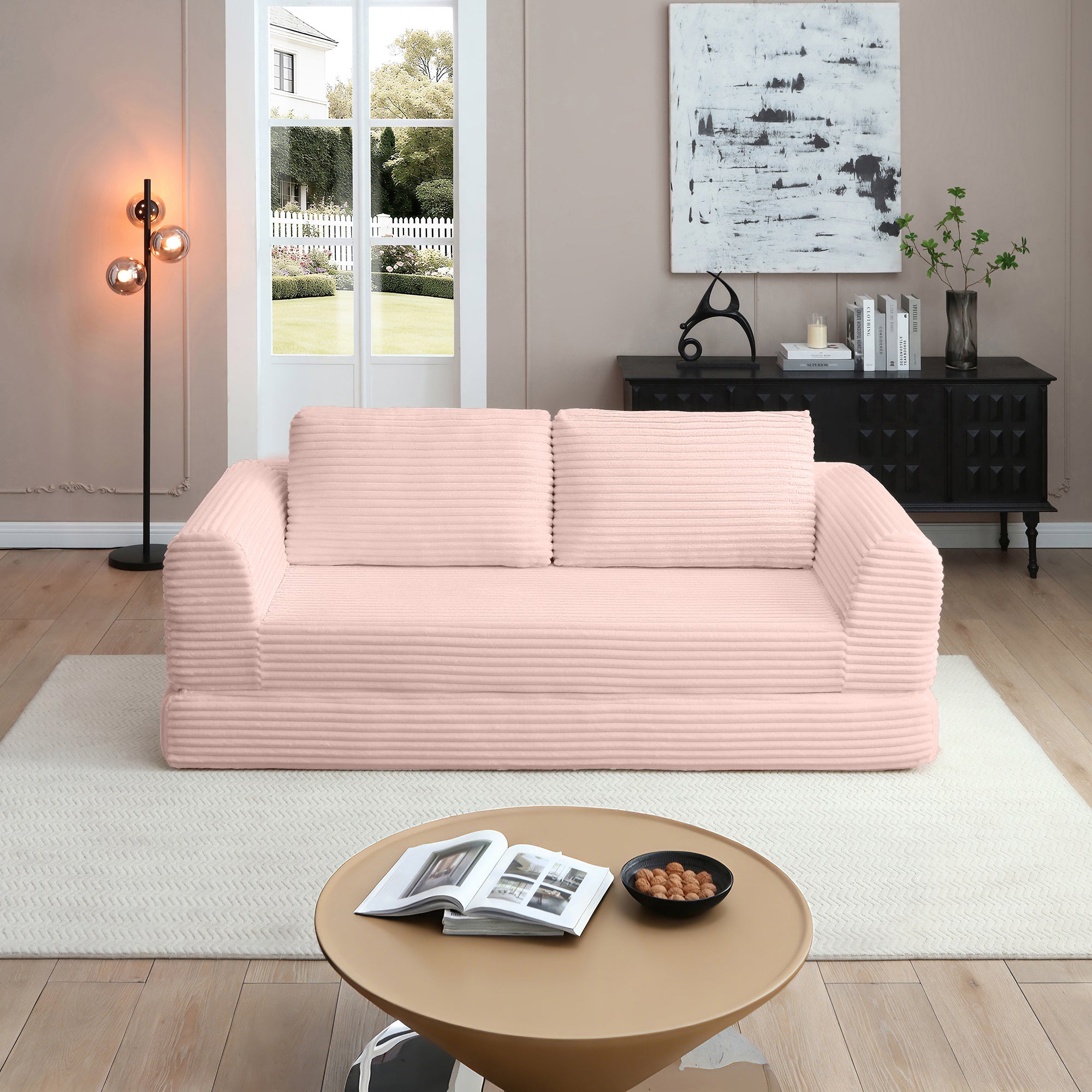 2-in-1 Folding Convertible Sofa Bed