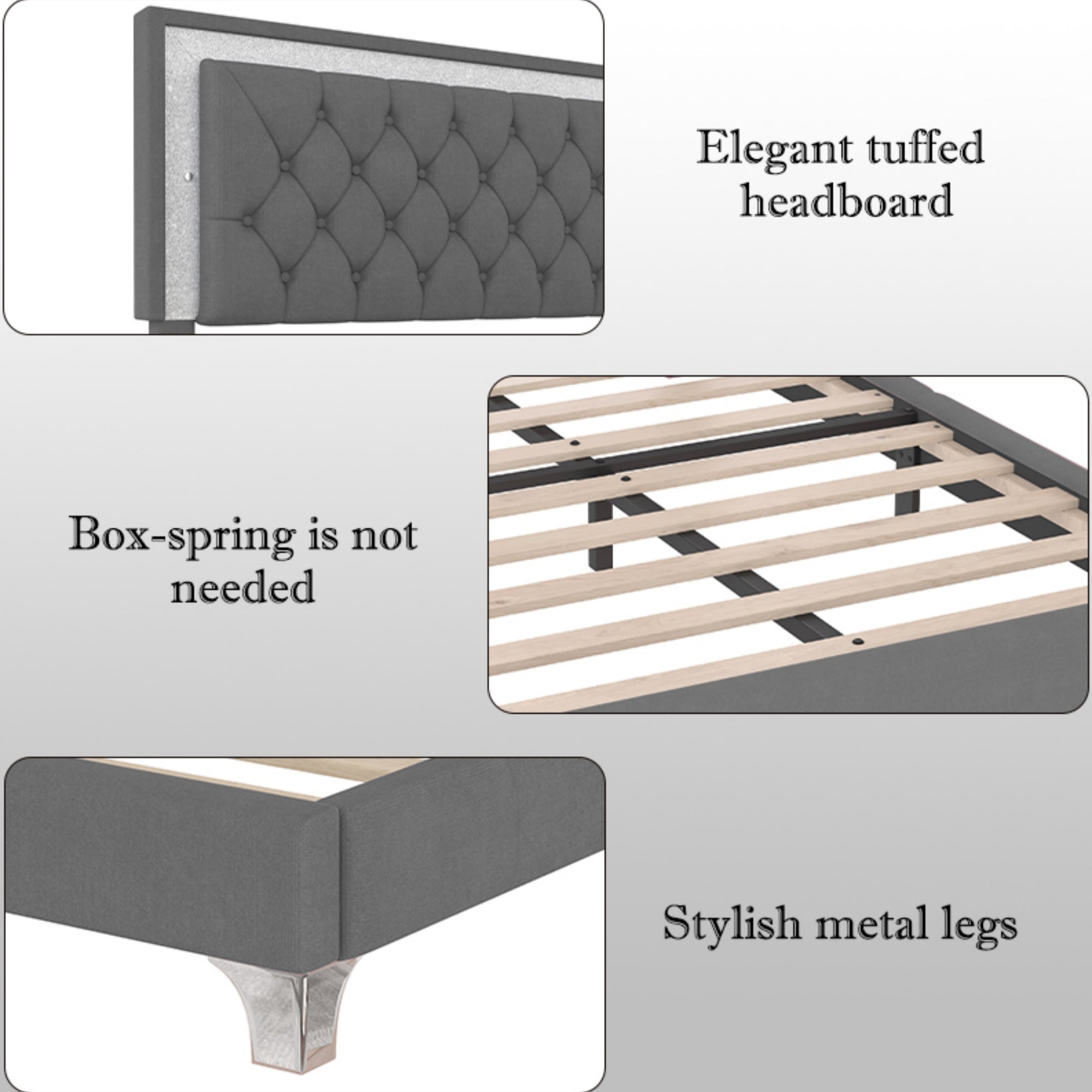 3-Pieces Bedroom Set - Queen Size
