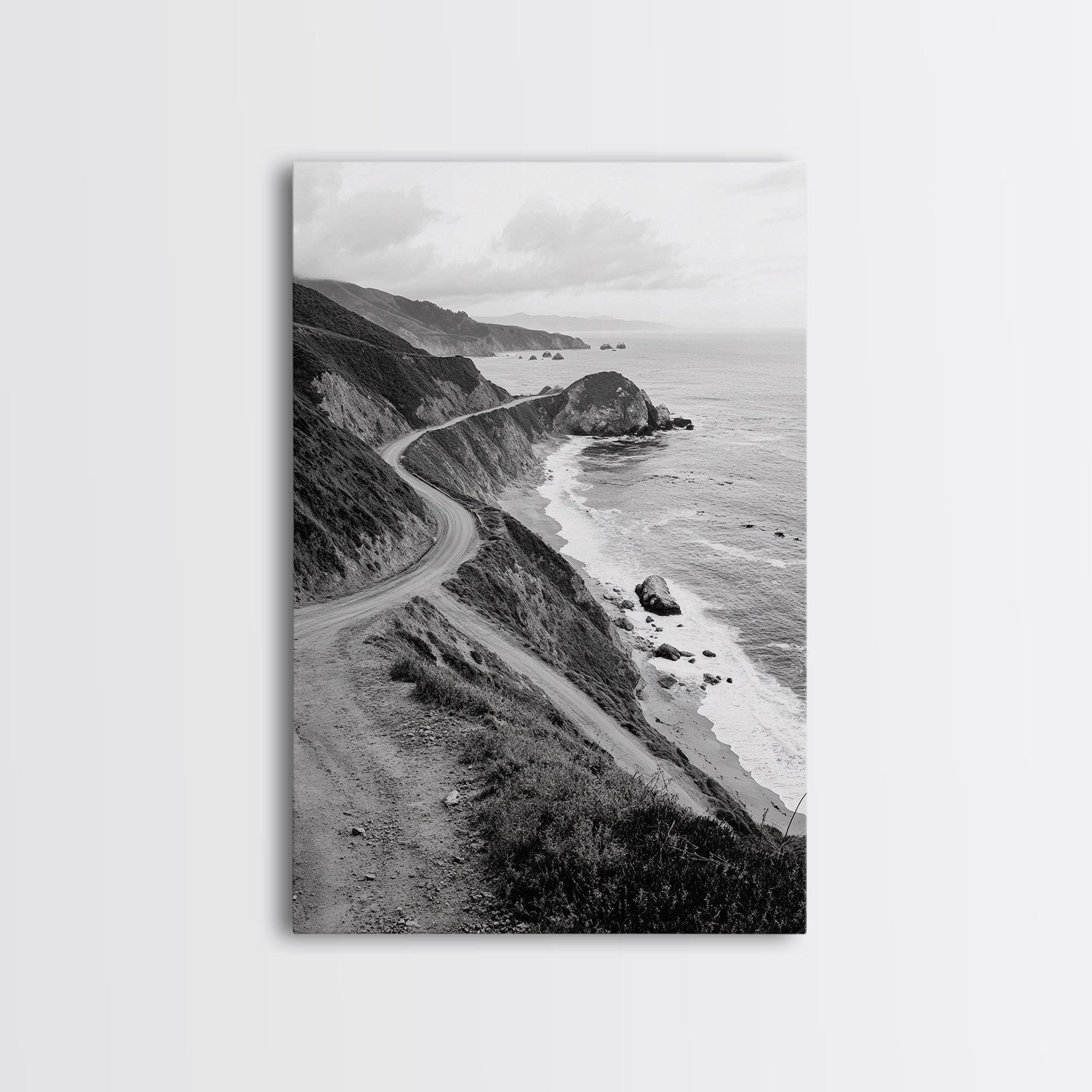 Winding Beach Road, Coastal Drive, Ocean Cliffs