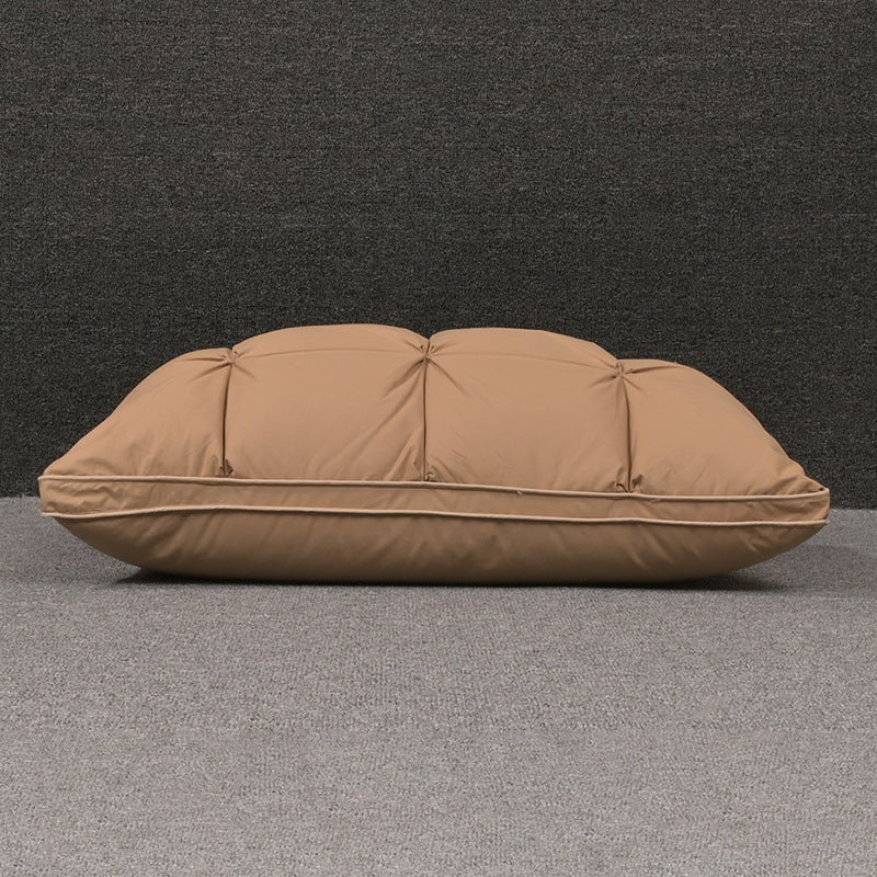 White Goose Down Cotton Pillow