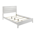 White King Size Bed 2x Nightstands