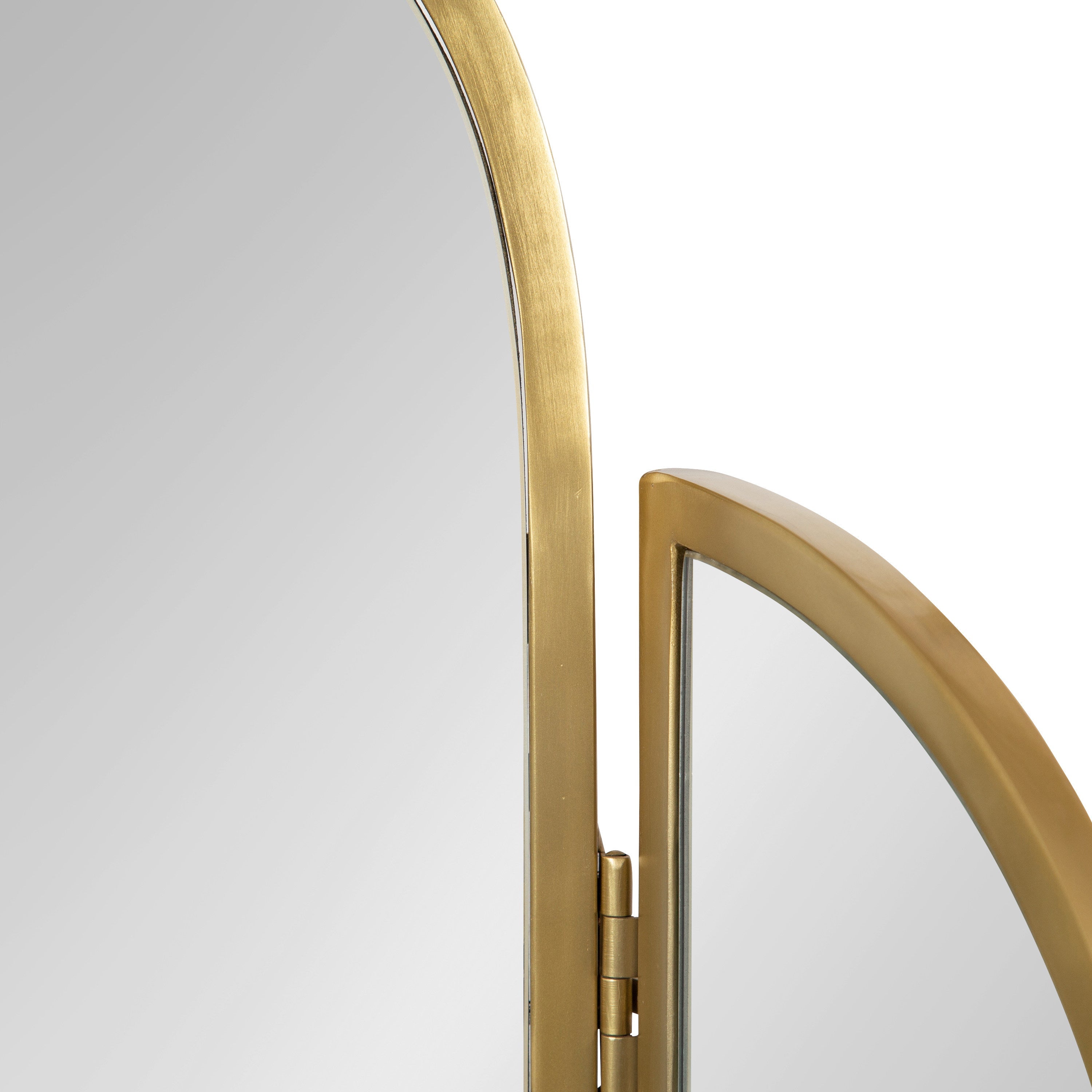 Amoli Tri-Fold Arch Metal Mirror