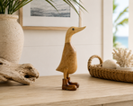Bali Hand-Carved Bamboo Duck Sculpture