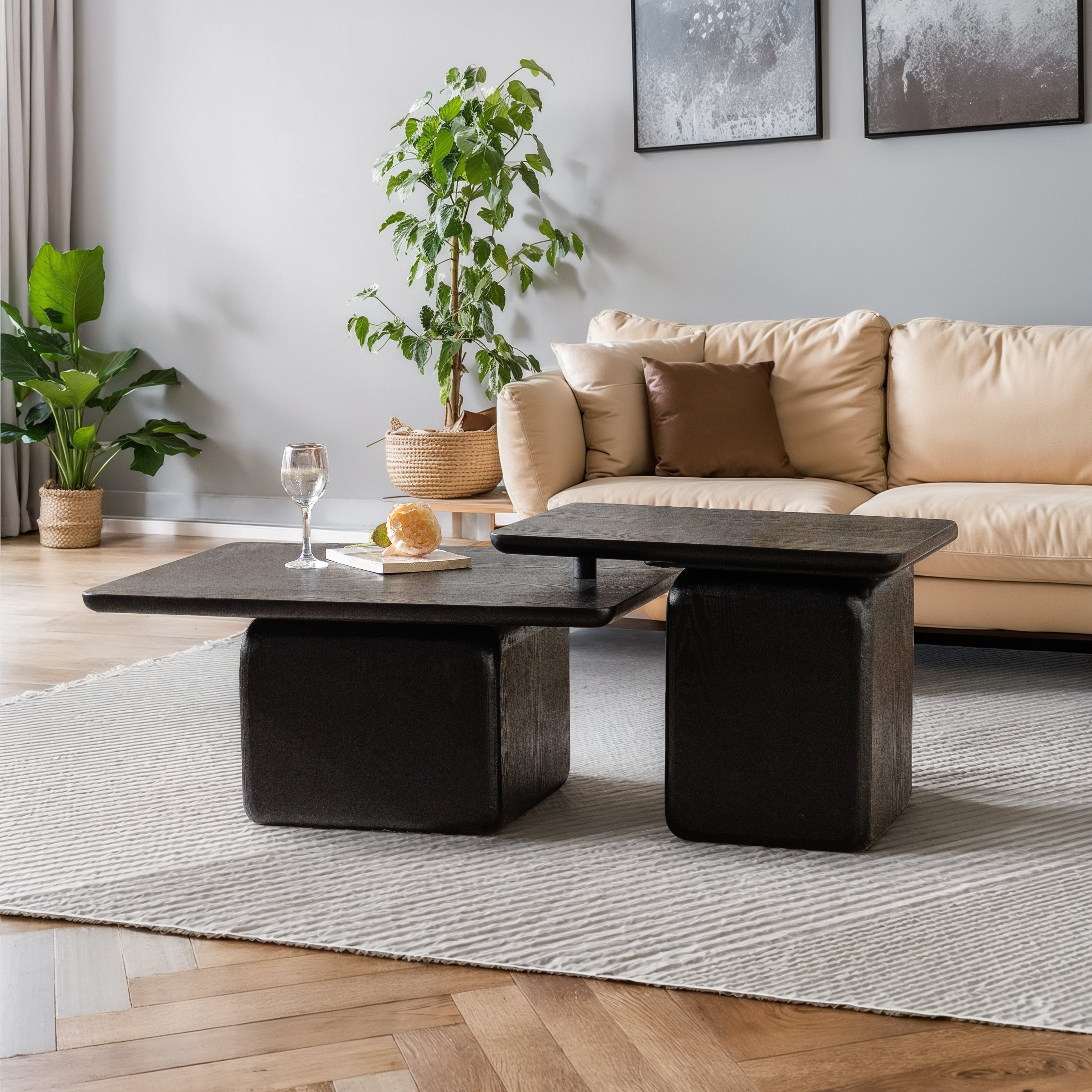 Vintage Style Coffee Table Set