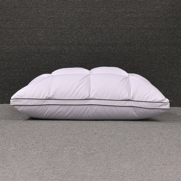 White Goose Down Cotton Pillow