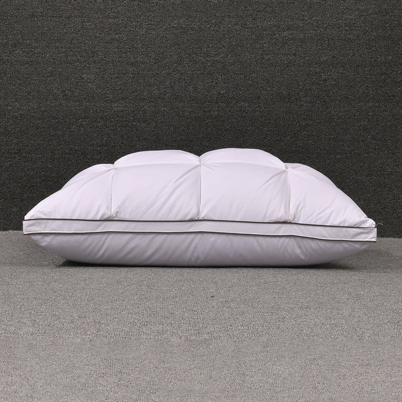 White Goose Down Cotton Pillow