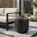 Outdoor Lightweight Concrete Side Table