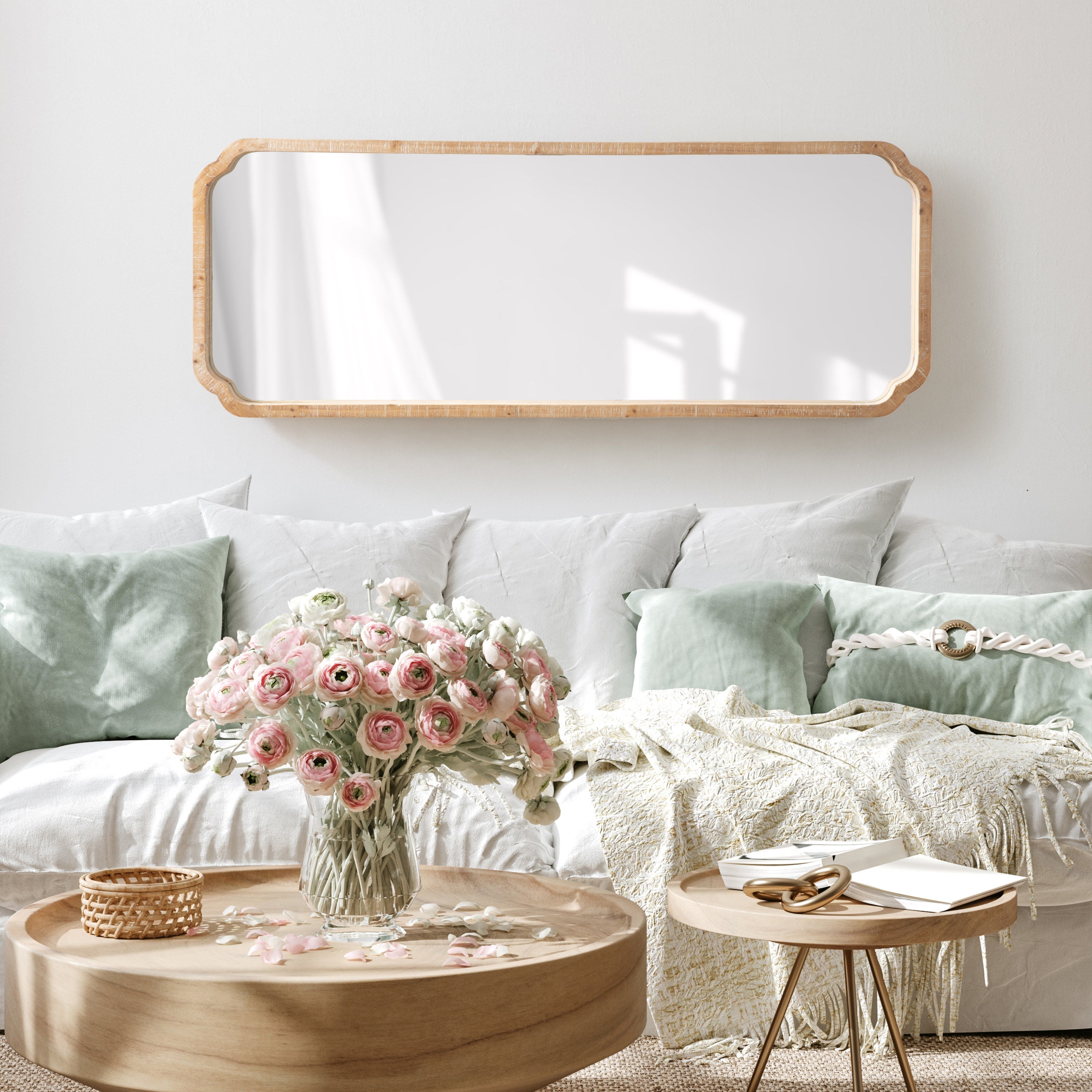 Marston Wood Framed Wall Mirror