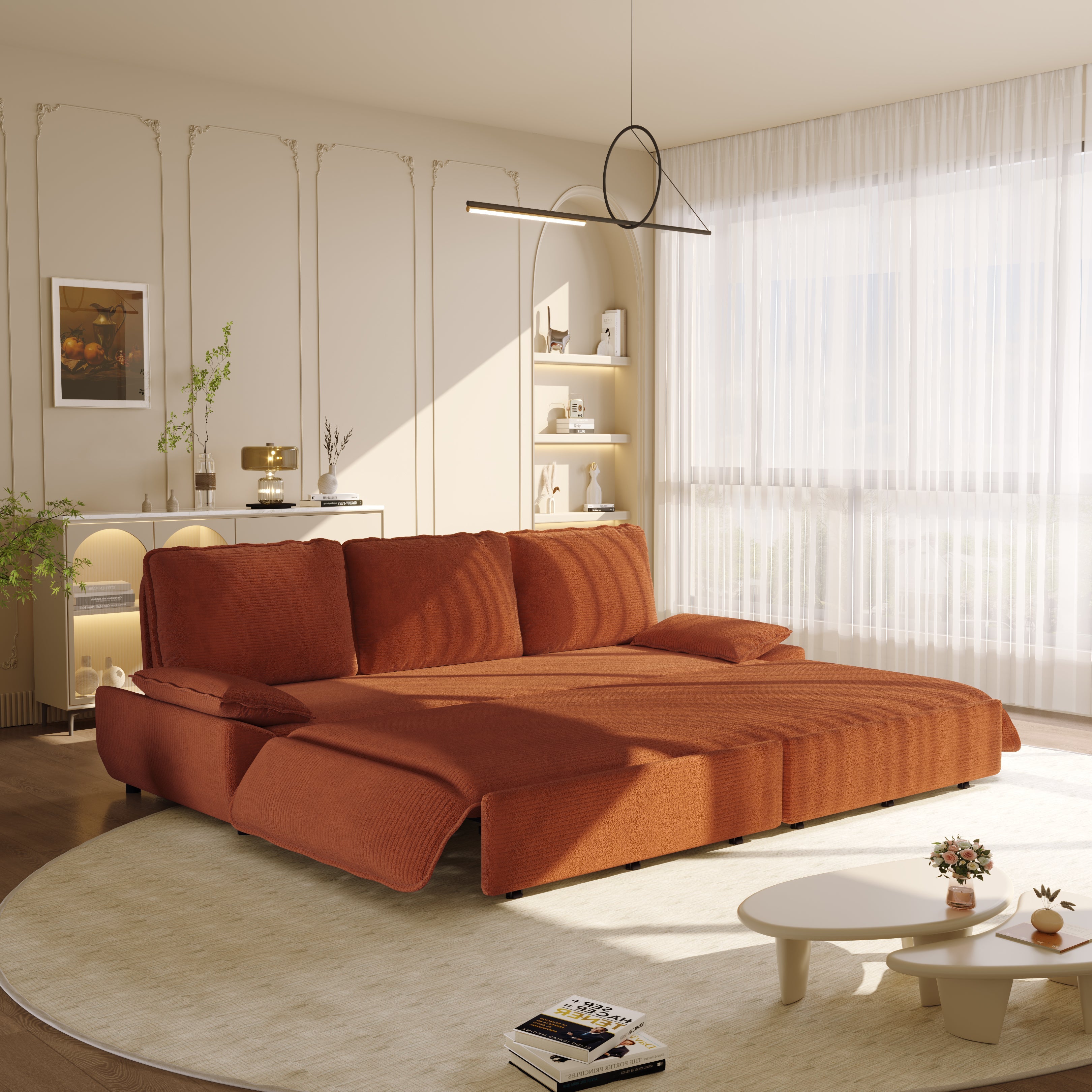 3-in-1 Convertible Sleeper Sofa Bed