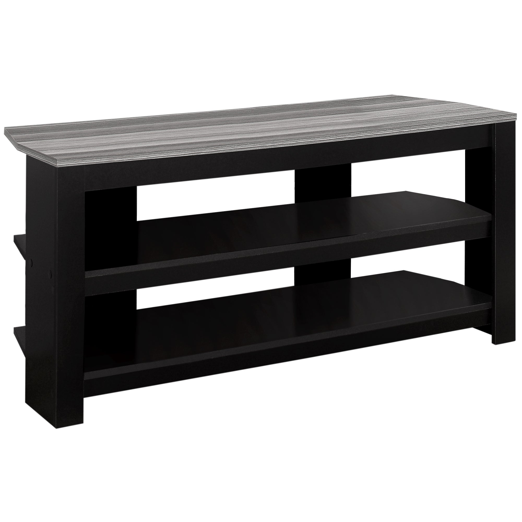42 Inch TV Stand with Storage Shelves