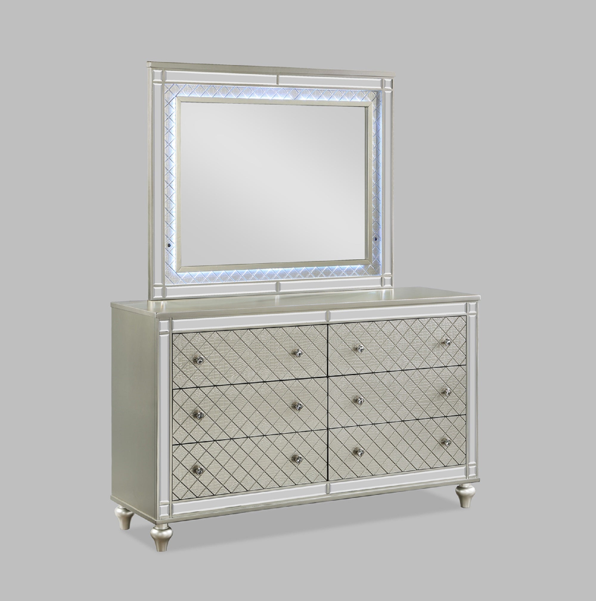 Glam 6-Drawer Dresser