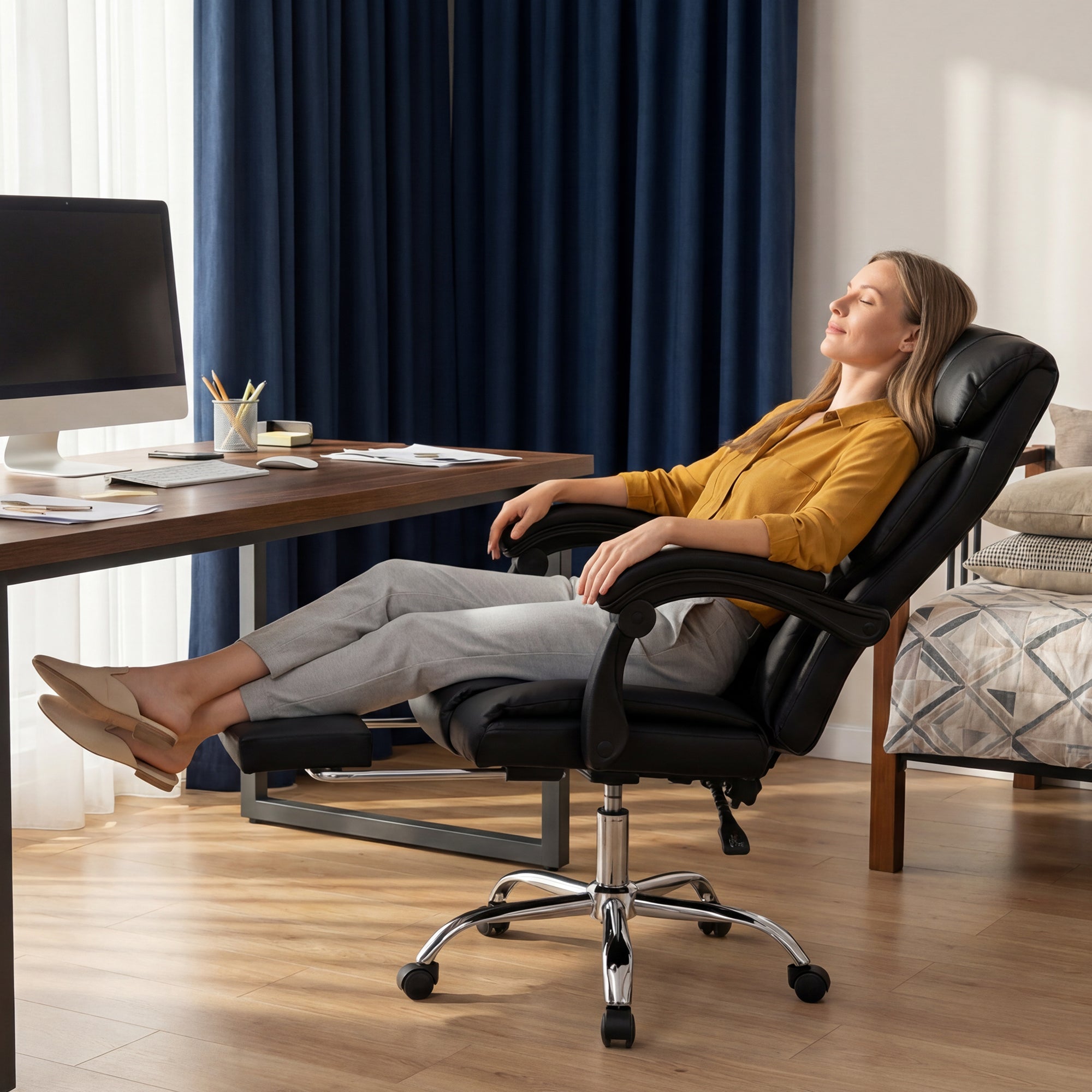Adjustable Height Executive Office Chair