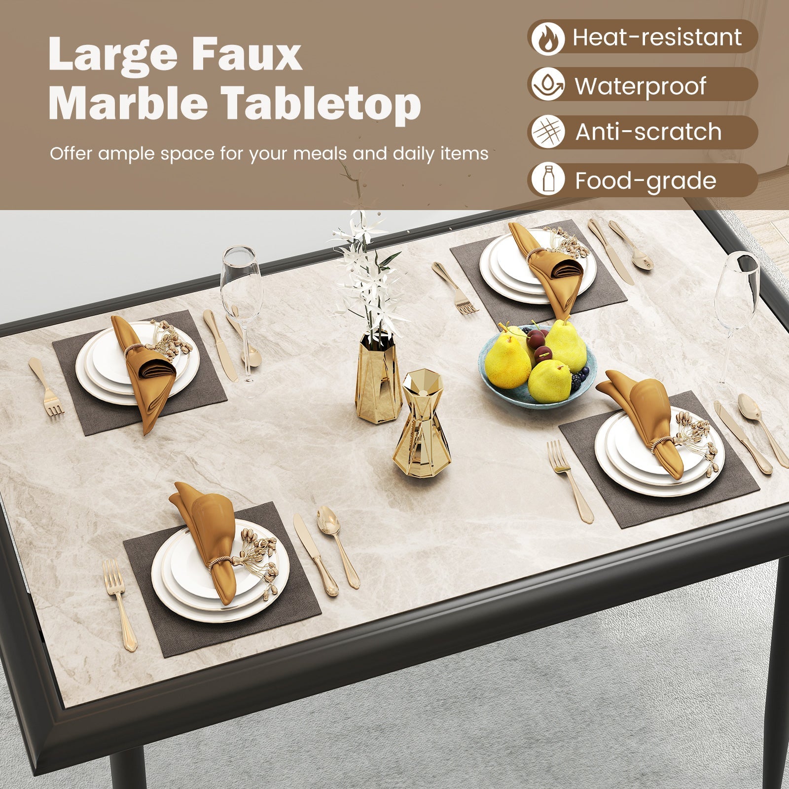 Sintered Stone Dining Table 44