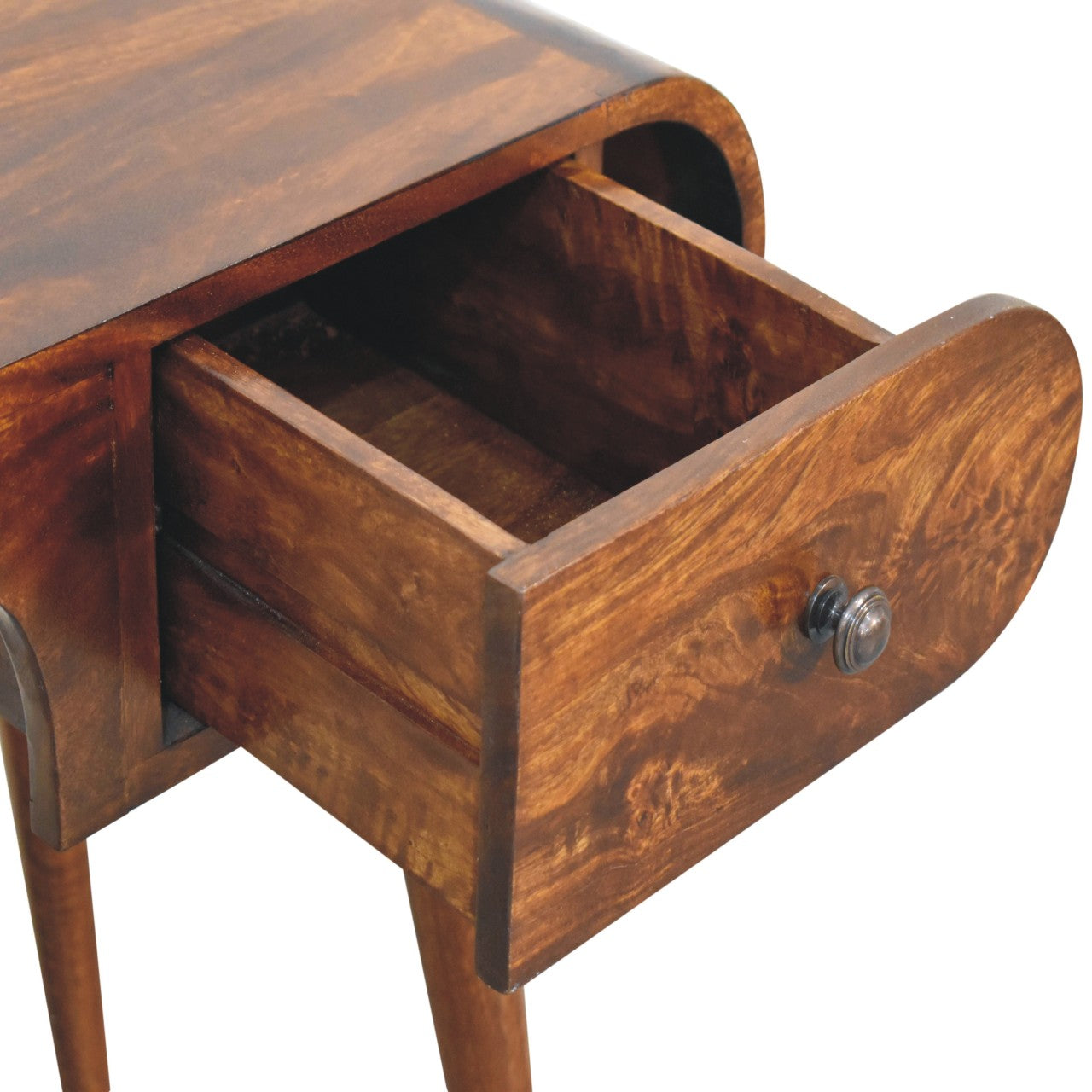 Solid Wood London Arch Desk - Chestnut