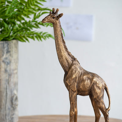 Giraffe Statuette - Animal Statue Decor