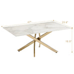 Faux Marble Table