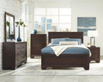 Oatfield Dark Cocoa 5-Piece King Bedroom Set