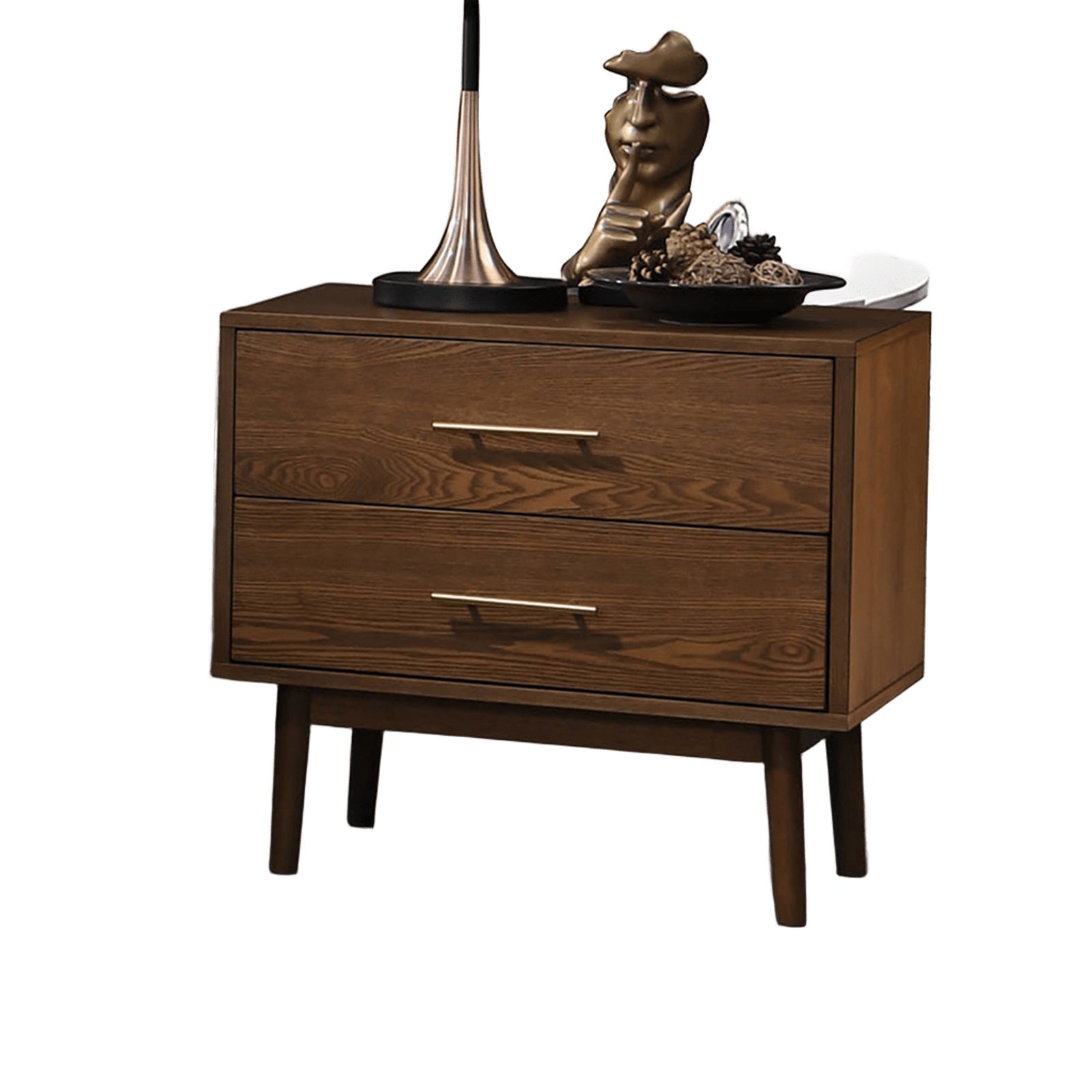 Walnut Color 3-Piece Bedroom Set