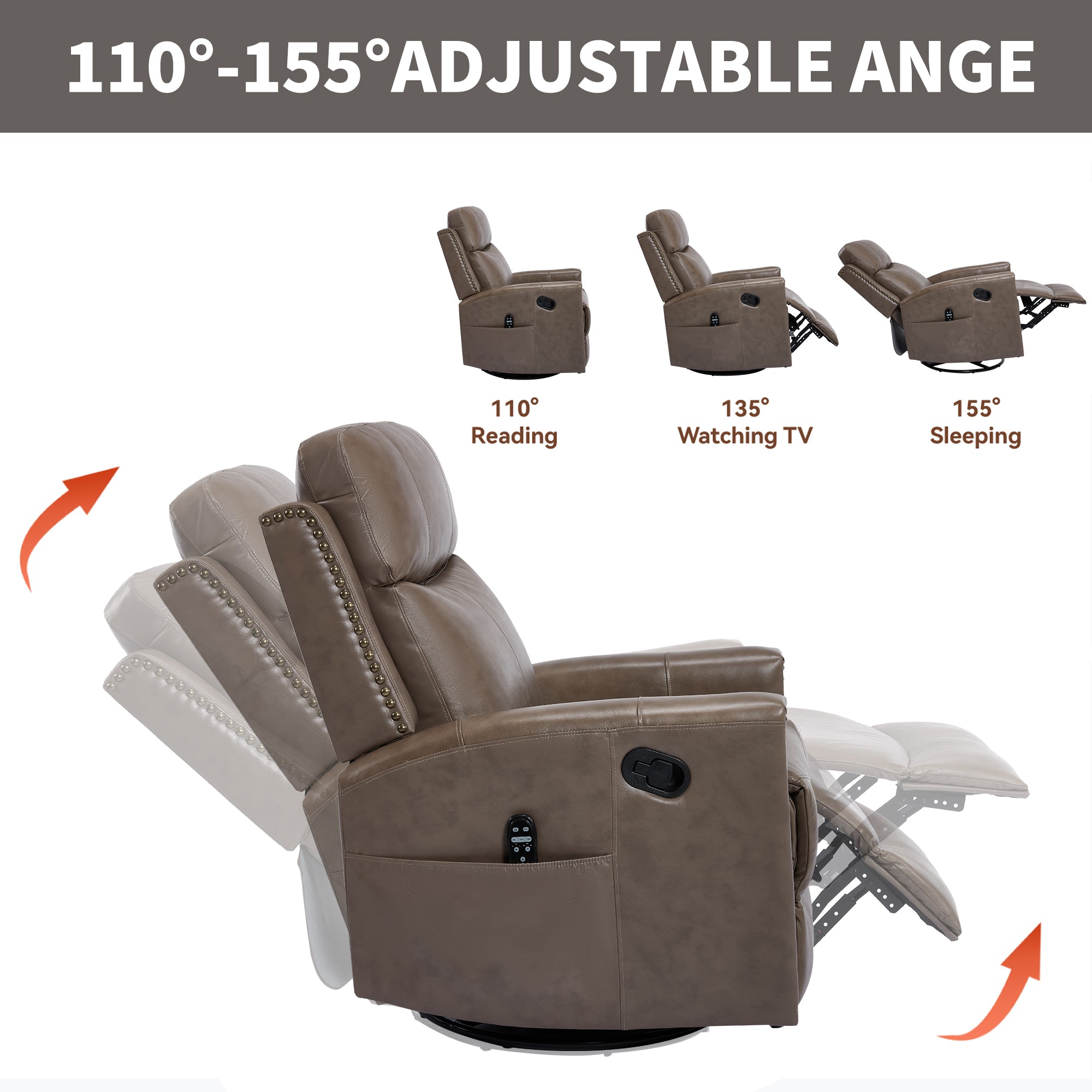 ComfortMax Camel Recliner