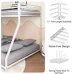 Adam Sturdy Twin Over Full Bunk Bed - Metal